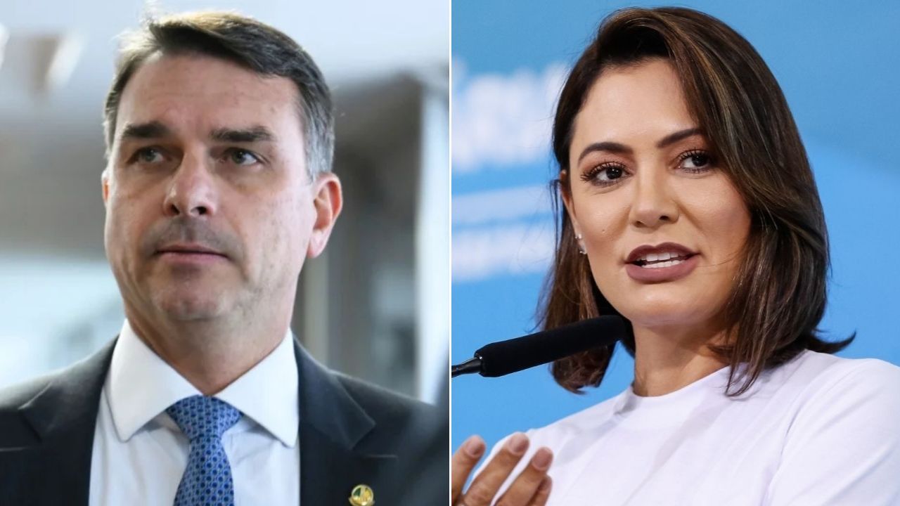 Flávio rebate Michelle e diz estar "de coração aberto"
