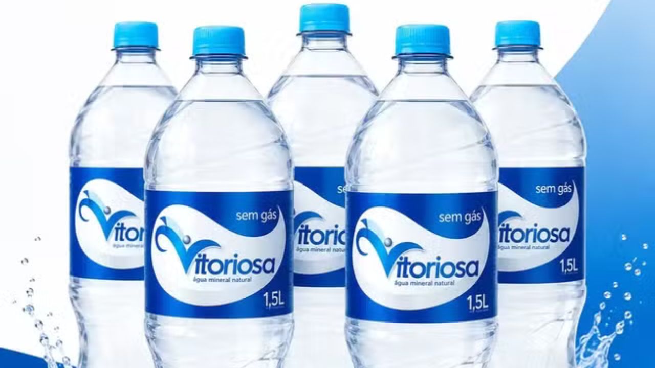 Água mineral Vitoriosa | Reprodução
