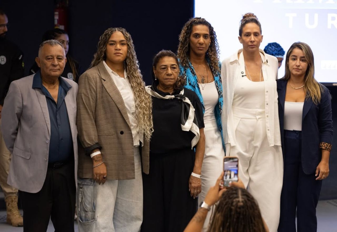 Familiares de Marielle e Anderson no primeiro dia de julgamento no STF | Reprodução/Redes sociais