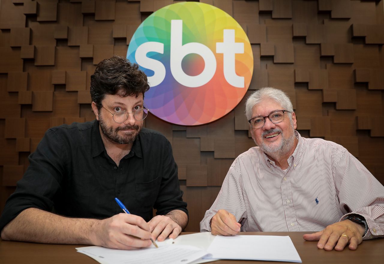 Danilo Gentili e Leon Abravanel | Rogério Pallatta/SBT