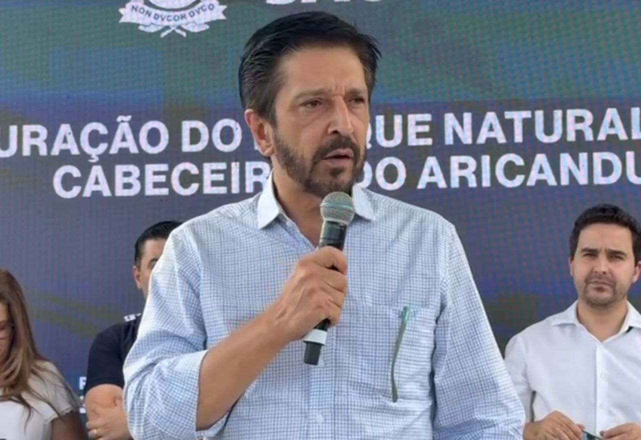 Ricardo Nunes (MDB) em evento nesta sexta-feira (6) | Reprodução