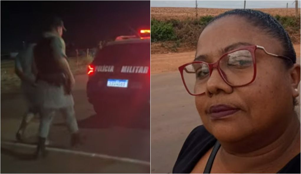 Momento em que Jonas Alves de Souza, de 28 anos, é preso pela Polícia Militar | Foto: Reprodução - 15.10.2025
