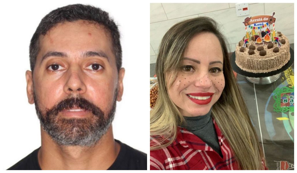 Samuel Angelo dos Santos e a ex-companheira, Patrícia Gonçalves | Foto: Reprodução/Redes sociais