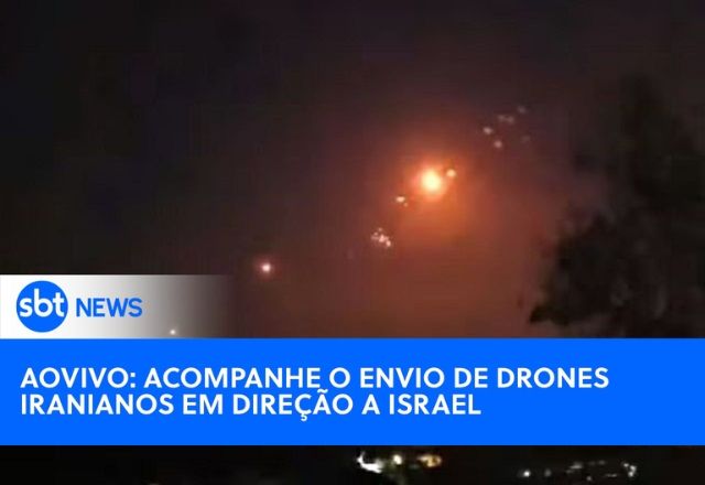 AO VIVO: SBT News acompanha o envio de drones iranianos em direção a Israel