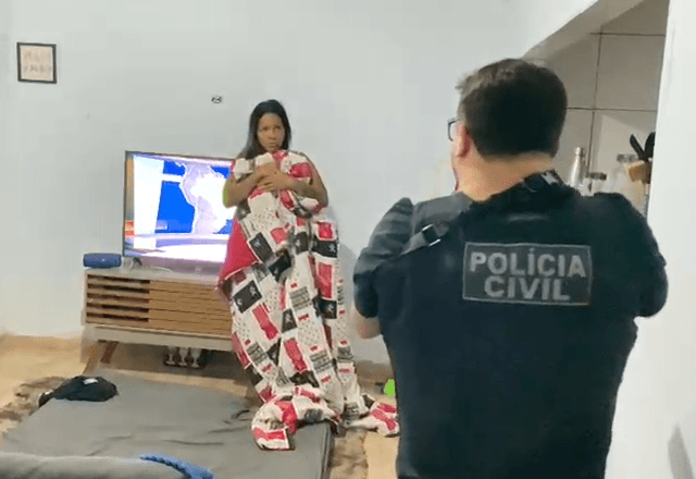 Paloma Cristina Cavalcanti Bacalhau foi detida na manhã desta terça-feira (23) | Reprodução