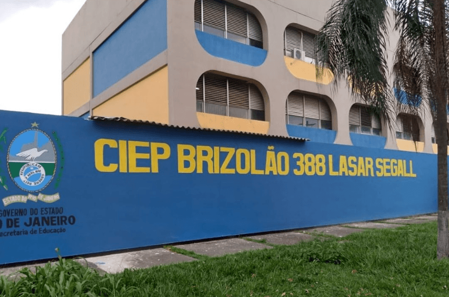 Explosão ocorreu no CIEP Lasar Segall, em Belford Roxo, Baixada Fluminense | Reprodução/Redes sociais