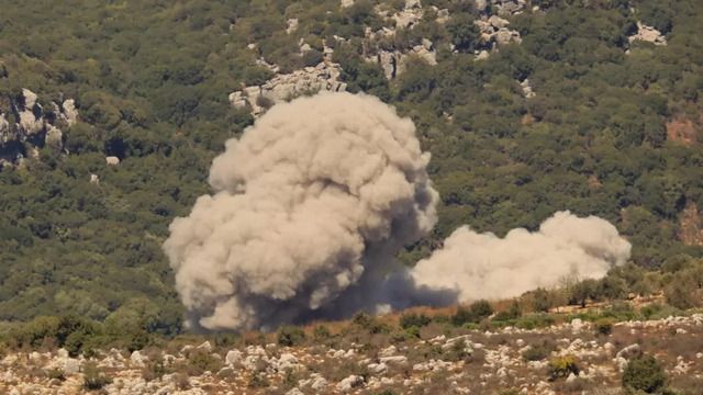 Bombardeio no sul do Líbano | Foto: Rabih Daher/AFP