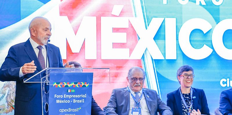 No México, o presidente Lula (PT) pediu por novos negócios entre países e garantiu estabilidade econômica do Brasil | Ricardo Stuckert/PR