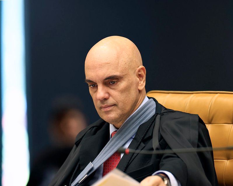 Ministro Alexandre de Moraes em sessão plenária do STF | Reprodução: Rosinei Coutinho/STF