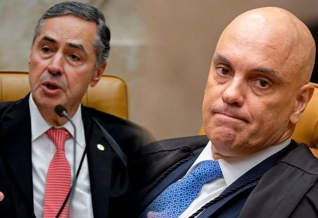 Presidente do STF, Luis Roberto Barroso, manteve Alexandre de Moraes no caso.