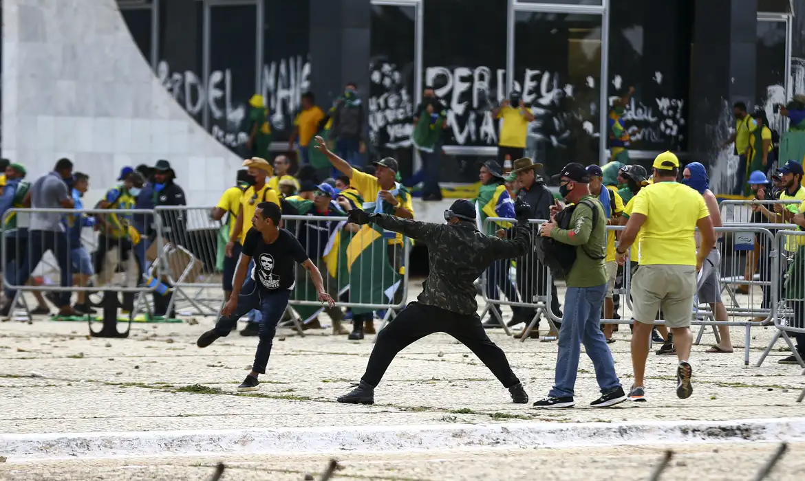 Atos golpistas de 8 de janeiro de 2023 | Marcelo Camargo/Agência Brasil