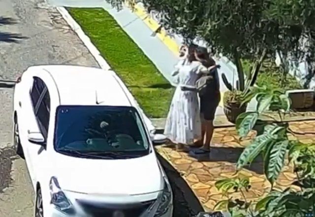 Bolo envenenado: imagens mostram advogada abraçando futura vítima fatal