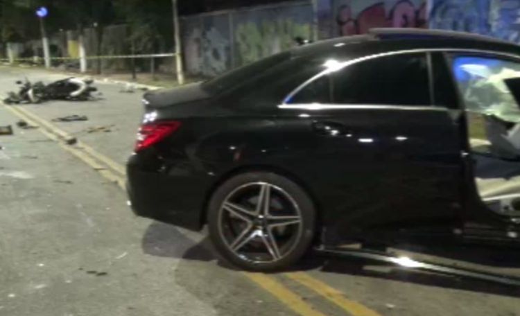 Motorista em carro de luxo causa acidente fatal no Cambuci, em SP | Reprodução/SBT