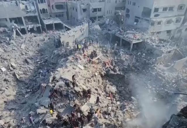 Faixa de Gaza | Reprodução de VT SBT Brasil/AP News