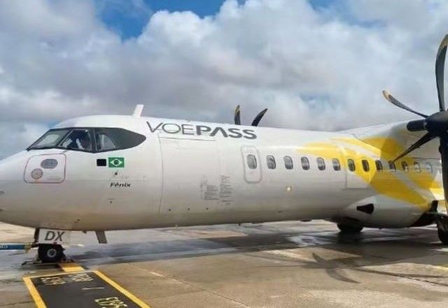 ATR, avião usado pela Voepass | Reprodução