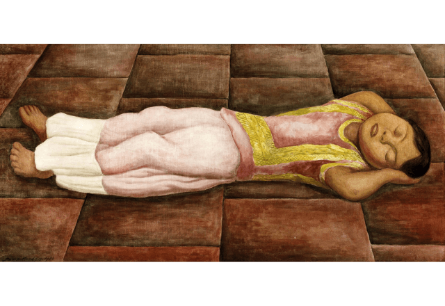 'A Menina Dormindo', de Diego Rivera | Jaime Acioli/Divulgação Pinakotheke