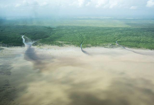 A bacia da foz do Amazonas é considerada uma região de extrema sensibilidade socioambiental por abrigar Unidades de Conservação, Terras Indígenas e mangues | Greenpeace