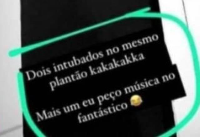 A médica que fez a piada com pacientes infectados pela covid-19