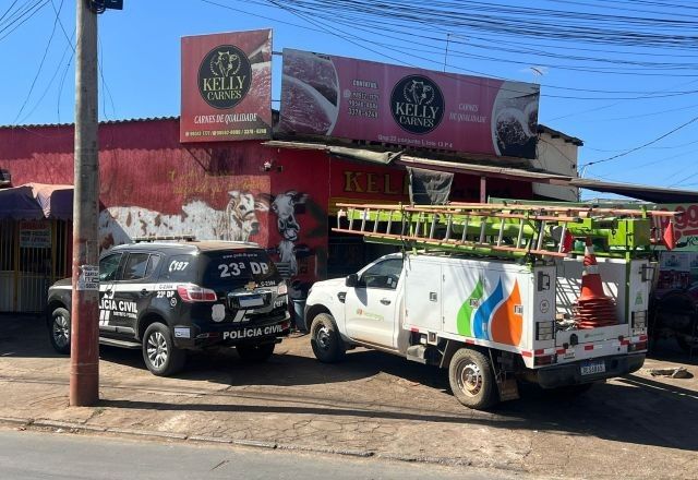 A suspeita é que o homem desviava energia desde 2012, quando o açougue foi inaugurado | Divulgação/PCDF