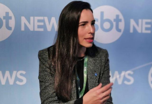 Adryelle Pedrosa e Guto Abranches durante entrevista na 10ª edição do Congresso de Inovação da Indústria da CNI