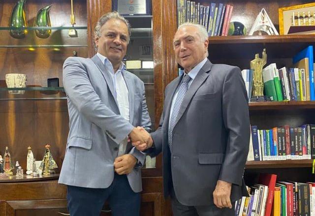 Aécio Neves e Michel Temer