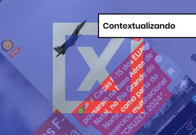 Aeronaves estrangeiras mostradas em vídeo participavam de simulação da FAB | Projeto Comprova