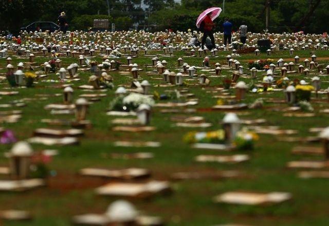 Brasil ultrapassa marca de 695 mil mortes causadas pela covid-19 Brasil ultrapassa marca de 695 mil mortes causadas pela covid-19