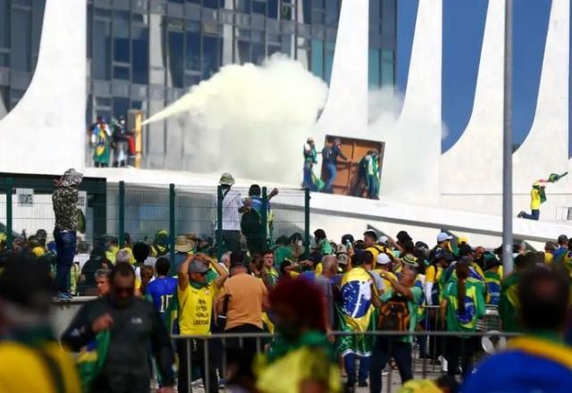 Cena de invasão da sede do Planalto no 8/1 | Divulgação/Marcelo Camargo/Agência Brasil