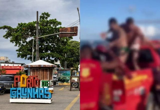 Envolvidos em agressão de dois turistas na praia de Porto de Galinhas foram identificadas e serão indiciados pelo crime de lesão corporal | Foto: Reprodução/Redes Sociais