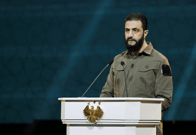 Presidente da Síria, Ahmed al-Sharaa | Reprodução/Reuters