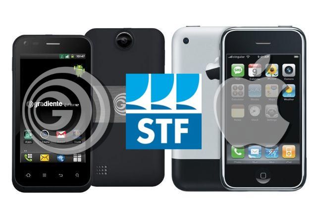 Ainda não há data definitiva para os ministros julgarem o caso no plenário físico | Cido Coelho/SBT News/Montagem/Divulgação/Apple/Gradiente