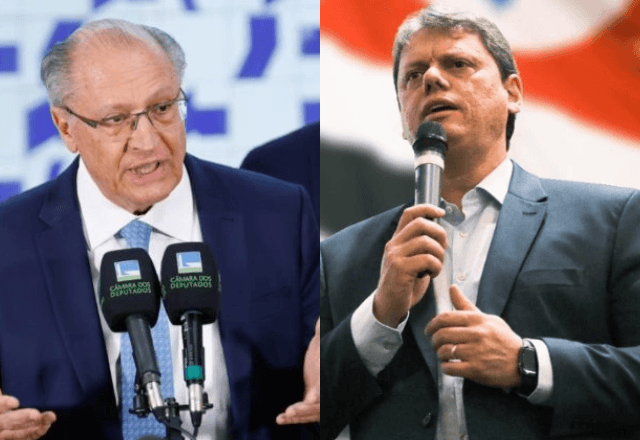 Vice-presidente, Geraldo Alckmin, e governador de SP, Tarcísio de Freitas | Reprodução 