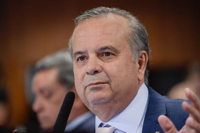 O senador Rogério Marinho (PL-RN) anunciou apoio do PL para a candidatura de Davi Alcolumbre (União-AP) à presidência do Senado | Saulo Cruz/Agência Senado