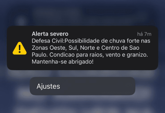 São Paulo entra em estado de atenção para alagamentos