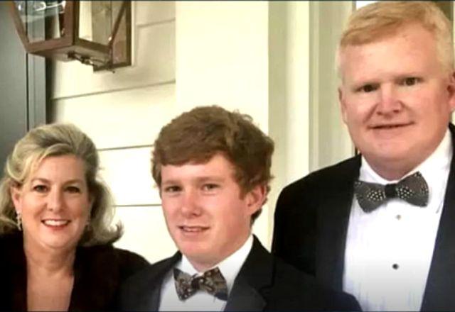 Alex Murdaugh, esposa e filho