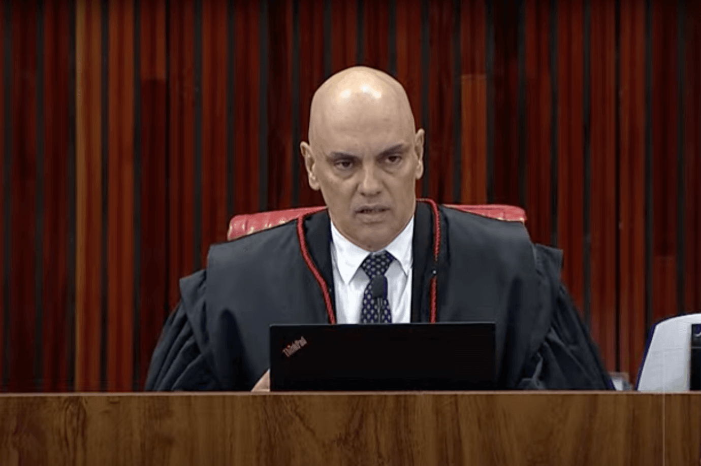 Presidente do TSE, Alexandre de Moraes | imagem: reprodução
