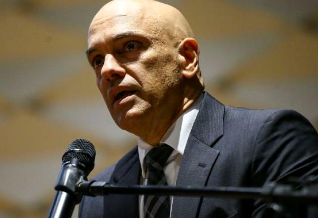 Alexandre de Moraes durante posse do novo diretor-geral da Polícia Federal