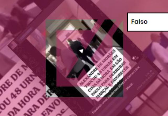 Alexandre de Moraes não é mais do TSE e não trocou urnas; vídeo mostra ministro votando em SP | Projeto Comprova