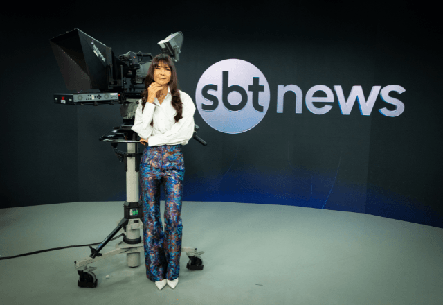 Amanda Klein apresenta o Central de Notícias no SBT News | Lourival Ribeiro/SBT