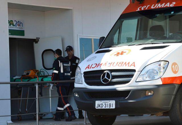Vazamento de amônia deixa 18 pessoas hospitalizadas em Chapecó (SC); Gás pode causar morte Vazamento de amônia deixa 18 pessoas hospitalizadas em Chapecó (SC); Gás pode causar morte