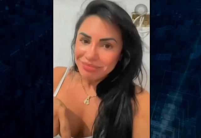Ana Paula da Silva, influenciadora que atirou na moto de namorado, em vídeo nas redes sociais