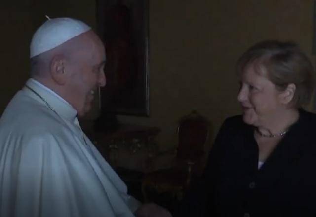 Angela Merkel e Papa Francisco