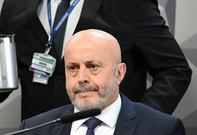 Antônio Carlos Camilo Antunes, o "Careca do INSS", na CPMI que investiga fraudes em benefícios | Divulgação/Edilson Rodrigues/Agência Senado
