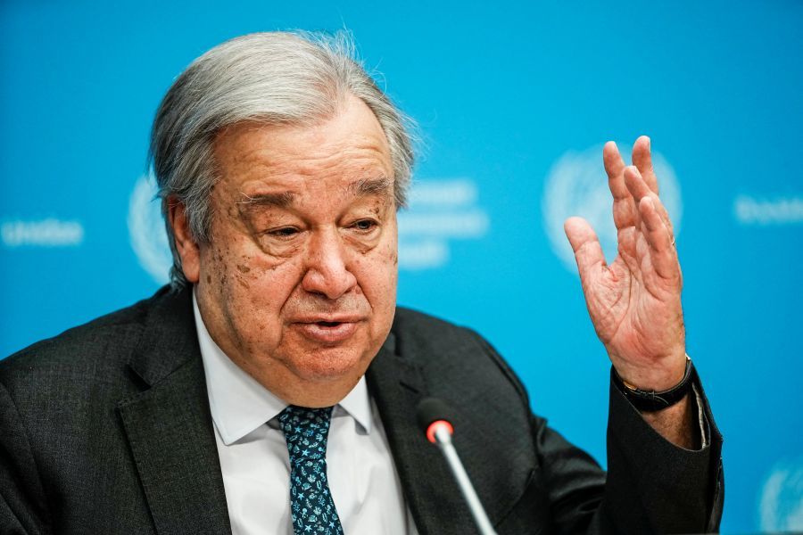 António Guterres na sede da ONU em Nova York | 29/1/2026/Reuters/Eduardo Munoz