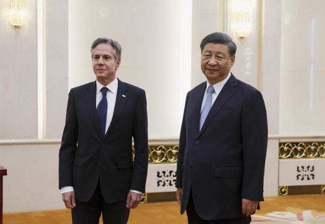 Antony Blinken e Xi Jinping