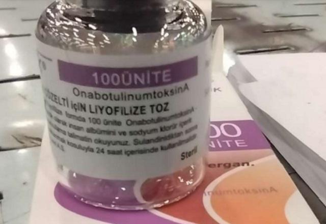 Medicamento Botox falsificado (Reprodução/Anvisa)