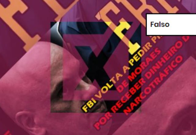 Ao contrário do que diz vídeo, é falso que FBI tenha investigado Alexandre de Moraes por envolvimento com narcotráfico | Projeto Comprova