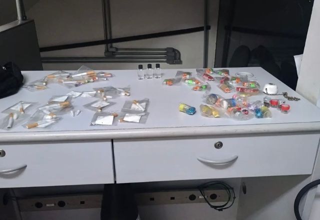 Drogas apreendidas em São Bernardo do Campo | Foto: Polícia Militar
