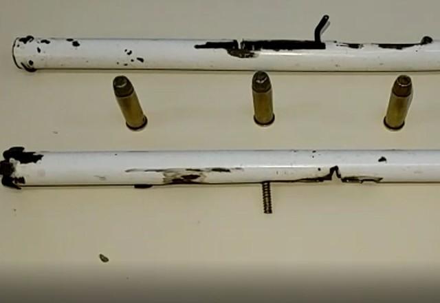 Homem é preso ao produzir armas com pedaços de cano: "me defender"
