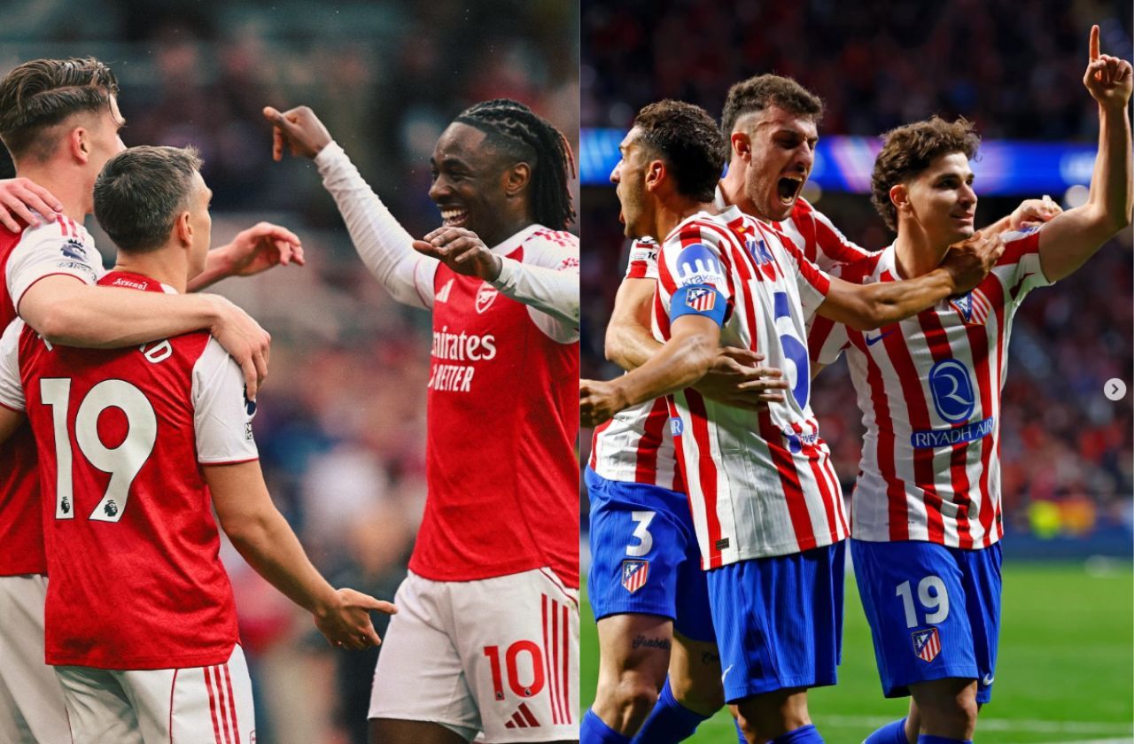 Arsenal x Atlético de Madrid: onde assistir; horário e escalações do jogo da Champions League Arsenal x Atlético de Madrid: onde assistir; horário e escalações do jogo da Champions League